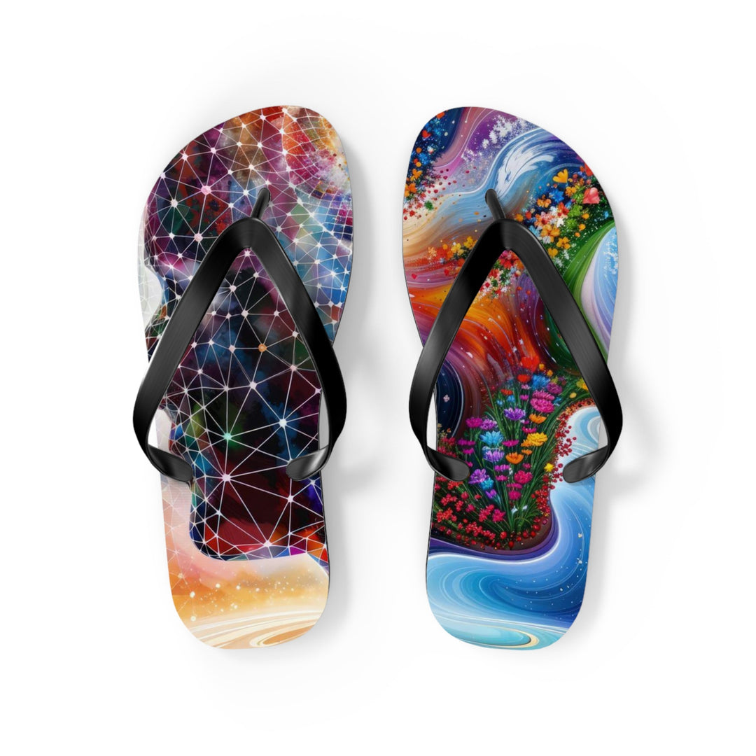 Cosmic Dream Silhouette - Flip Flops - Shoes - g(0D·IO) - M - Black sole -