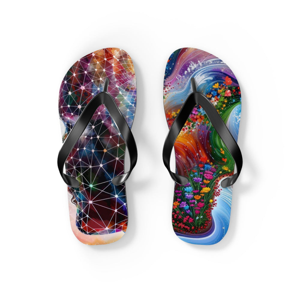 Cosmic Dream Silhouette - Flip Flops - Shoes - g(0D·IO) - S - Black sole -