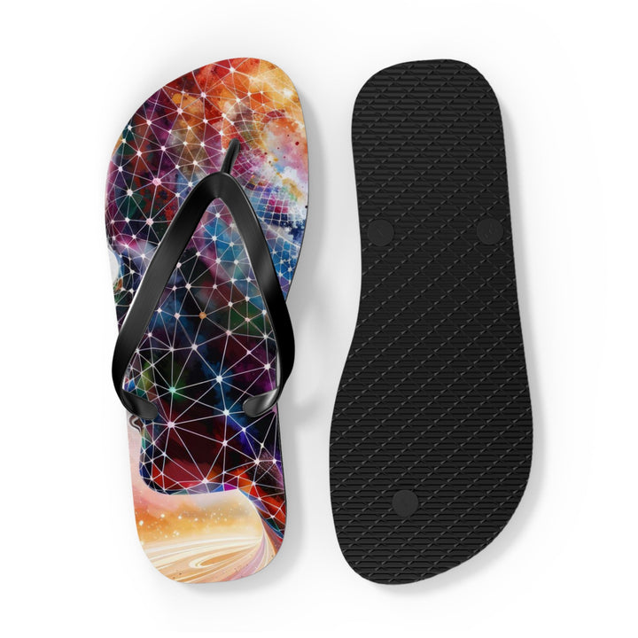 Cosmic Dream Silhouette - Flip Flops - Shoes - g(0D·IO) - XL - Black sole -