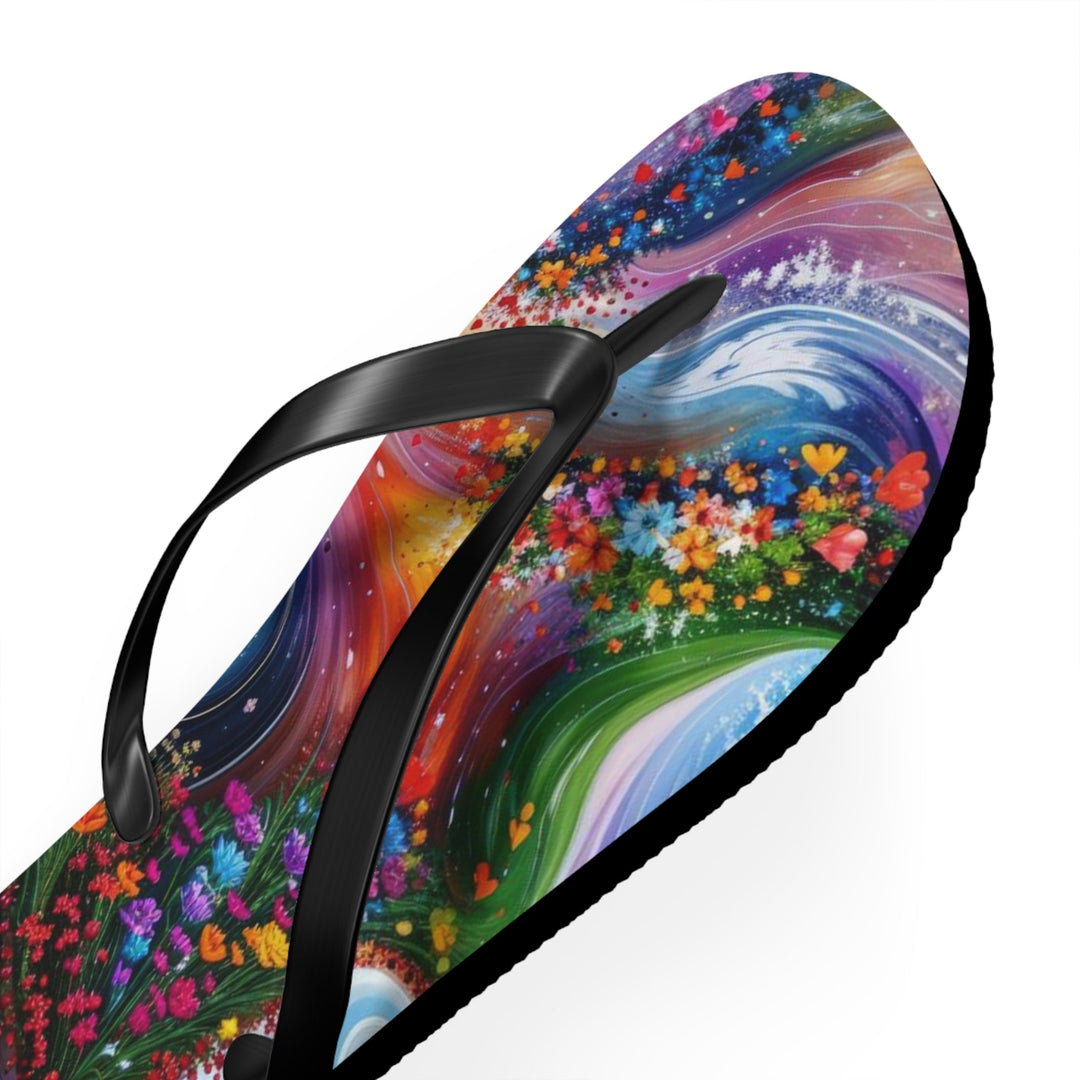 Cosmic Dream Silhouette - Flip Flops - Shoes - g(0D·IO) - XL - Black sole -