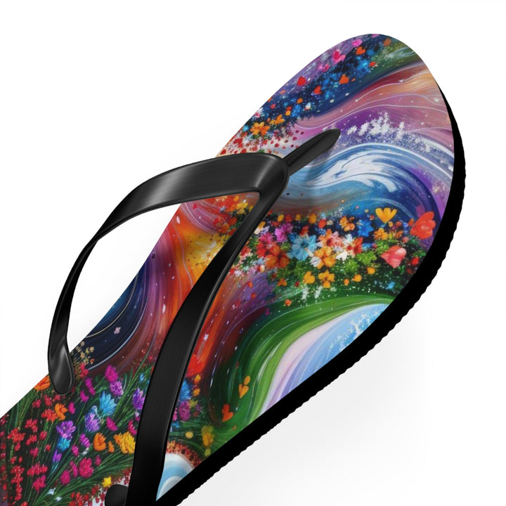 Cosmic Dream Silhouette - Flip Flops - Shoes - g(0D·IO) - XL - Black sole -