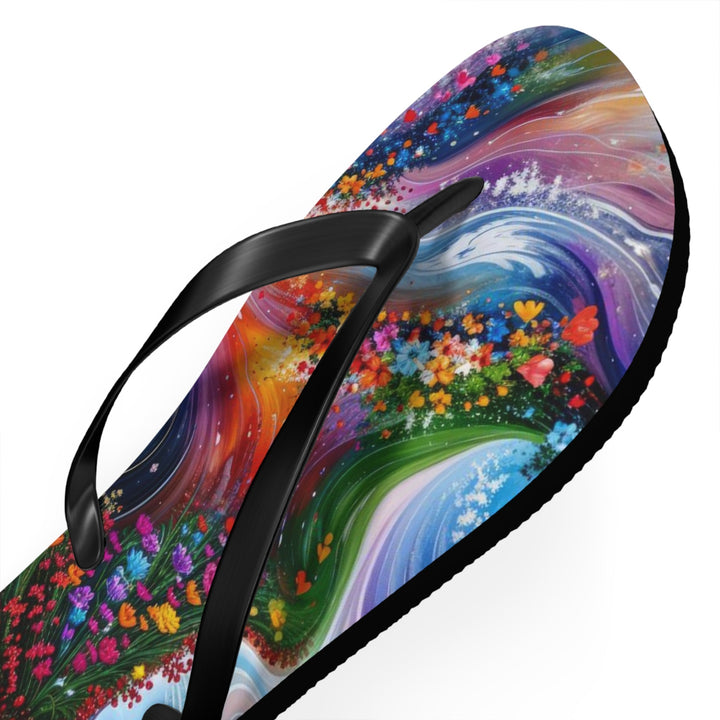 Cosmic Dream Silhouette - Flip Flops - Shoes - g(0D·IO) - XL - Black sole -