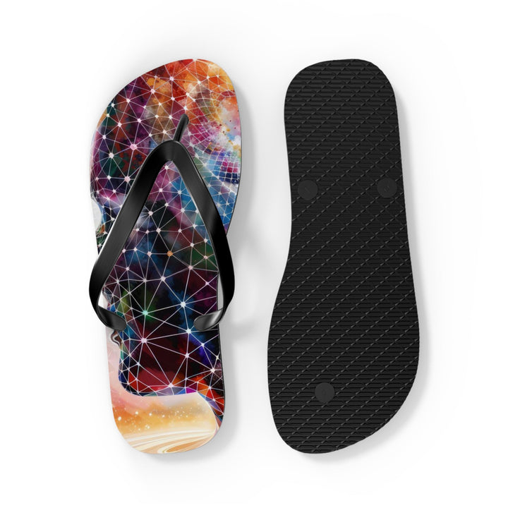 Cosmic Dream Silhouette - Flip Flops - Shoes - g(0D·IO) - XL - Black sole -