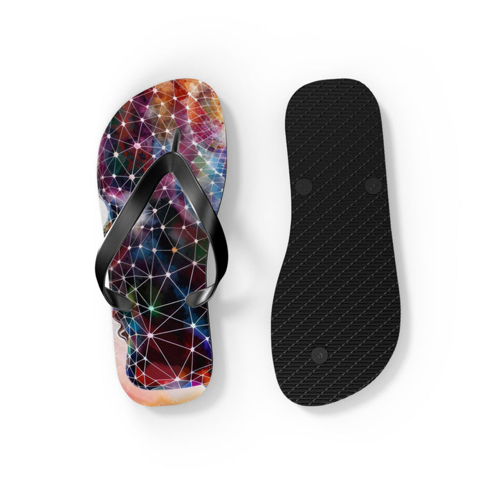 Cosmic Dream Silhouette - Flip Flops - Shoes - g(0D·IO) - XL - Black sole -