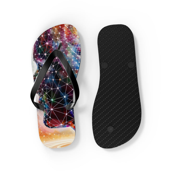 Cosmic Dream Silhouette - Flip Flops - Shoes - g(0D·IO) - XL - Black sole -