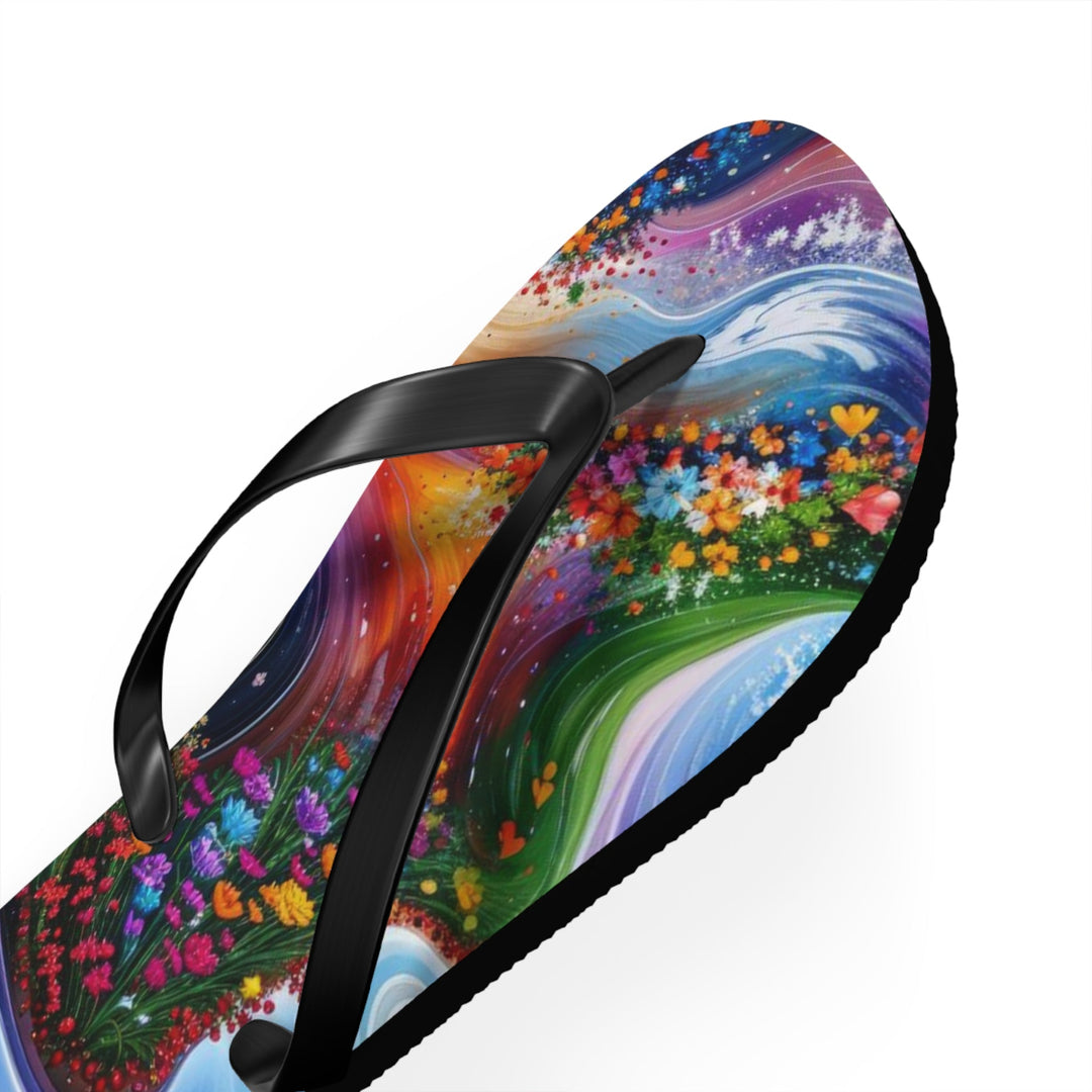 Cosmic Dream Silhouette - Flip Flops - Shoes - g(0D·IO) - XL - Black sole -