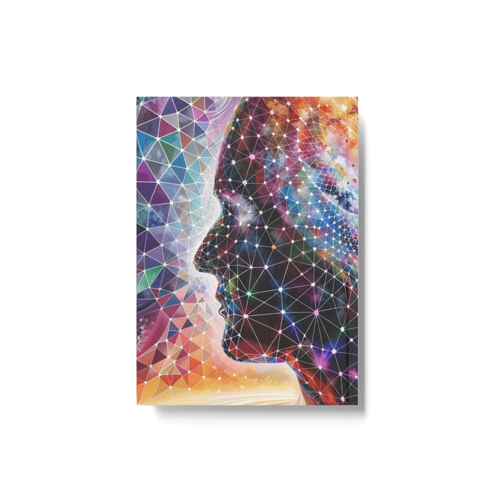 Cosmic Dream Silhouette - Hard Backed Journal - Paper products - g(0D·IO) - Graph - A5 - White