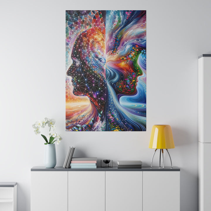 Cosmic Dream Silhouette - Matte Canvas - Canvas - g(0D·IO) - 32" x 32" (Square) - 0.75'' -