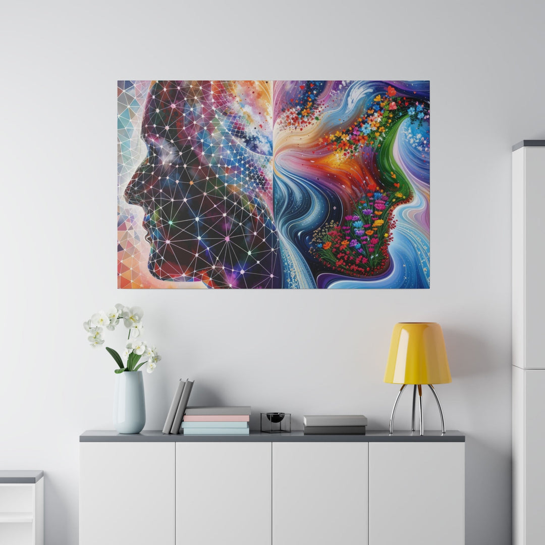 Cosmic Dream Silhouette - Matte Canvas - Canvas - g(0D·IO) - 32" x 32" (Square) - 0.75'' -