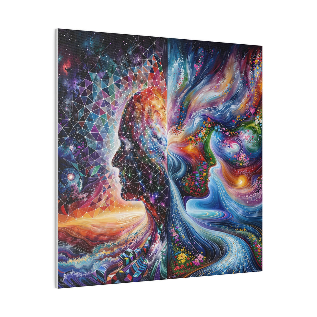 Cosmic Dream Silhouette - Matte Canvas - Canvas - g(0D·IO) - 32" x 32" (Square) - 0.75'' -