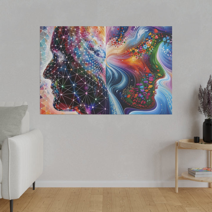 Cosmic Dream Silhouette - Matte Canvas - Canvas - g(0D·IO) - 32" x 32" (Square) - 0.75'' -