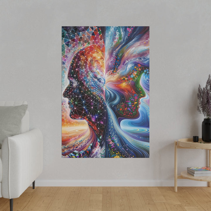 Cosmic Dream Silhouette - Matte Canvas - Canvas - g(0D·IO) - 32" x 32" (Square) - 0.75'' -