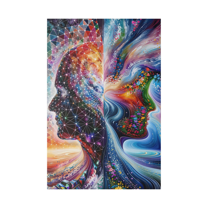 Cosmic Dream Silhouette - Matte Canvas - Canvas - g(0D·IO) - 32″ x 48″ (Vertical) - 0.75'' -