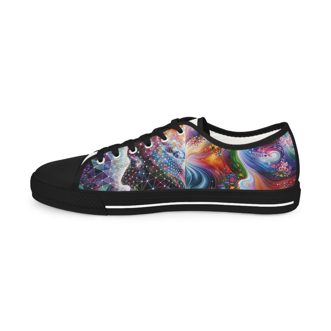 Cosmic Dream Silhouette - Men's Lowtop Sneakers - Shoes - g(0D·IO) - US 5 - Black sole -