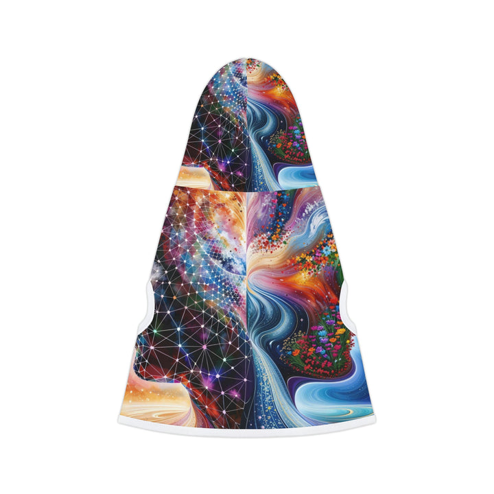 Cosmic Dream Silhouette - Pet Hoodie - Pets - g(0D·IO) - XXS - Black Rib -