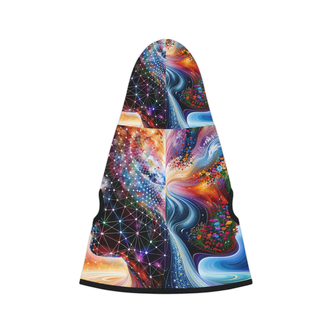 Cosmic Dream Silhouette - Pet Hoodie - Pets - g(0D·IO) - XXS - Black Rib -