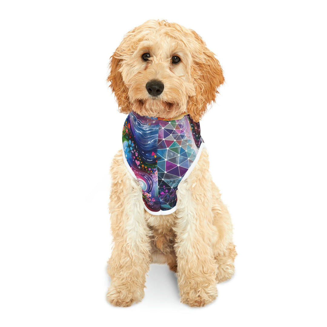 Cosmic Dream Silhouette - Pet Hoodie - Pets - g(0D·IO) - XXS - Black Rib -