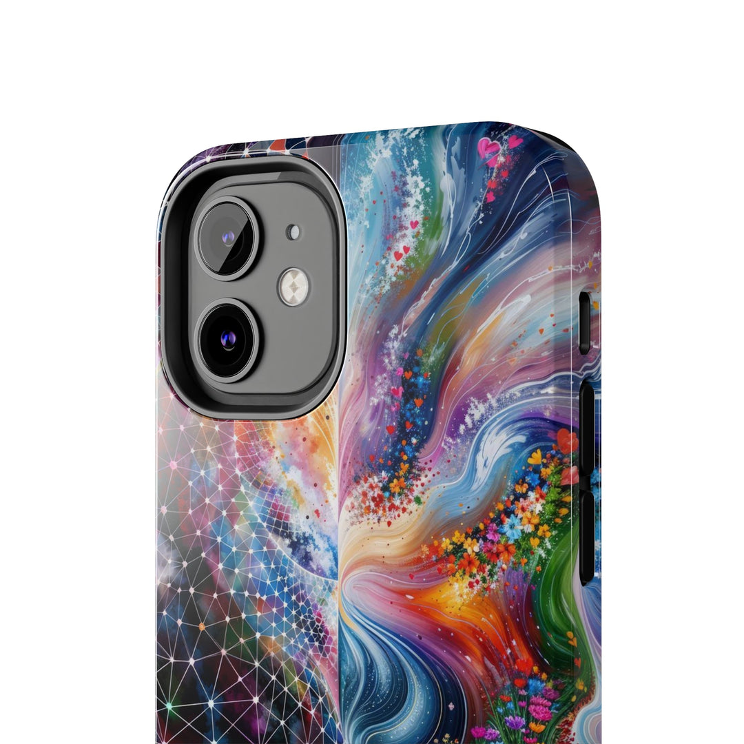 Cosmic Dream Silhouette - Tough Phone Case - Phone Case - g(0D·IO) - iPhone 13 Mini - -