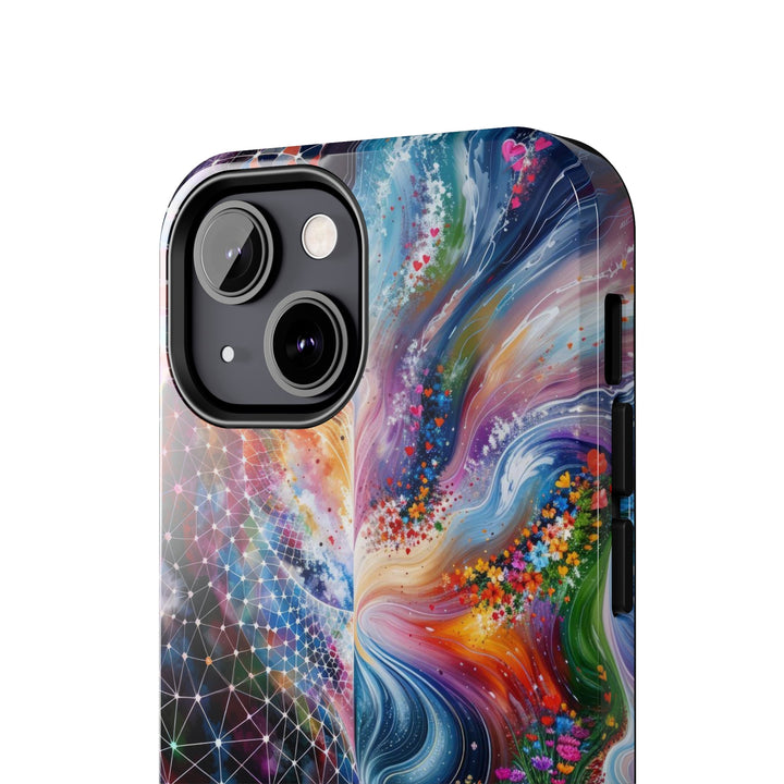 Cosmic Dream Silhouette - Tough Phone Case - Phone Case - g(0D·IO) - iPhone 13 Mini - -