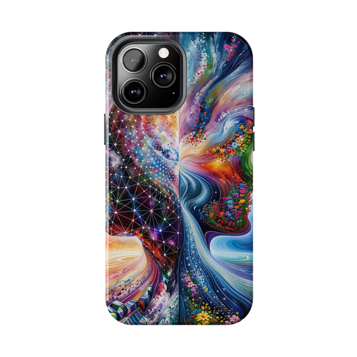 Cosmic Dream Silhouette - Tough Phone Case - Phone Case - g(0D·IO) - iPhone 13 Mini - -