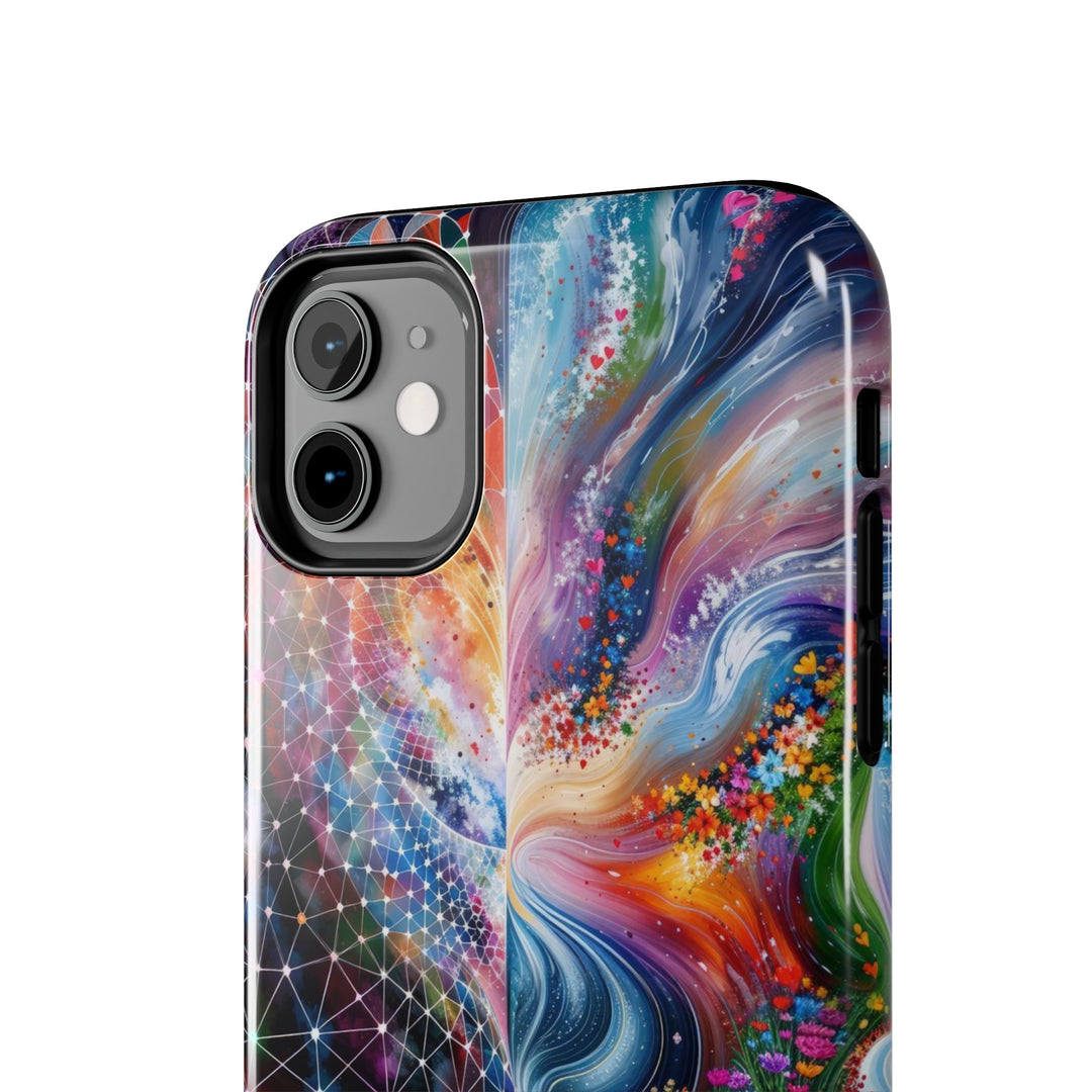 Cosmic Dream Silhouette - Tough Phone Case - Phone Case - g(0D·IO) - iPhone 13 Mini - -