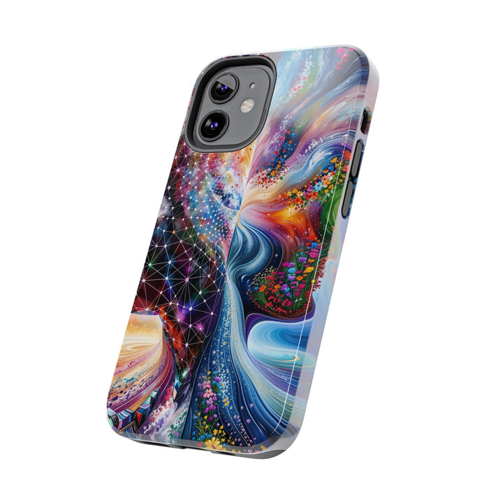 Cosmic Dream Silhouette - Tough Phone Case - Phone Case - g(0D·IO) - iPhone 13 Mini - -