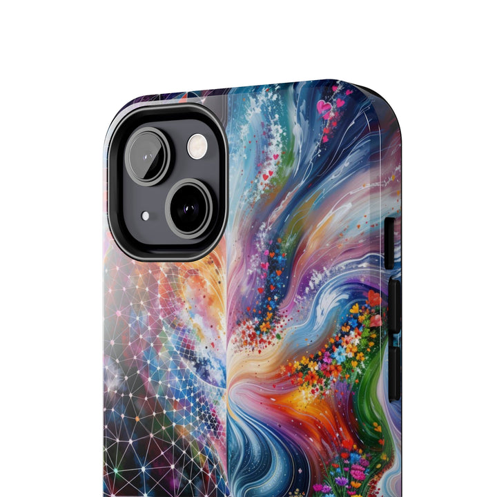 Cosmic Dream Silhouette - Tough Phone Case - Phone Case - g(0D·IO) - iPhone 13 Mini - -