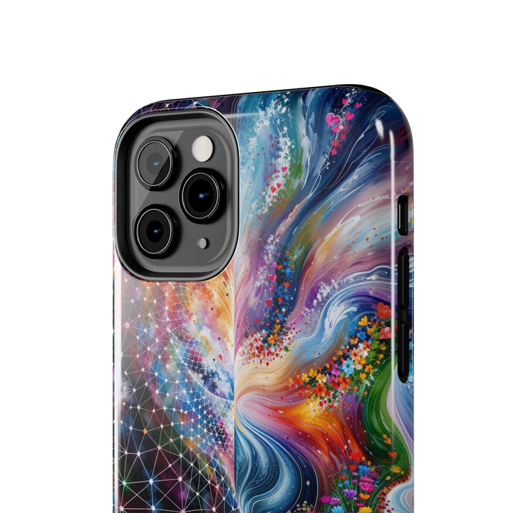 Cosmic Dream Silhouette - Tough Phone Case - Phone Case - g(0D·IO) - iPhone 13 Mini - -