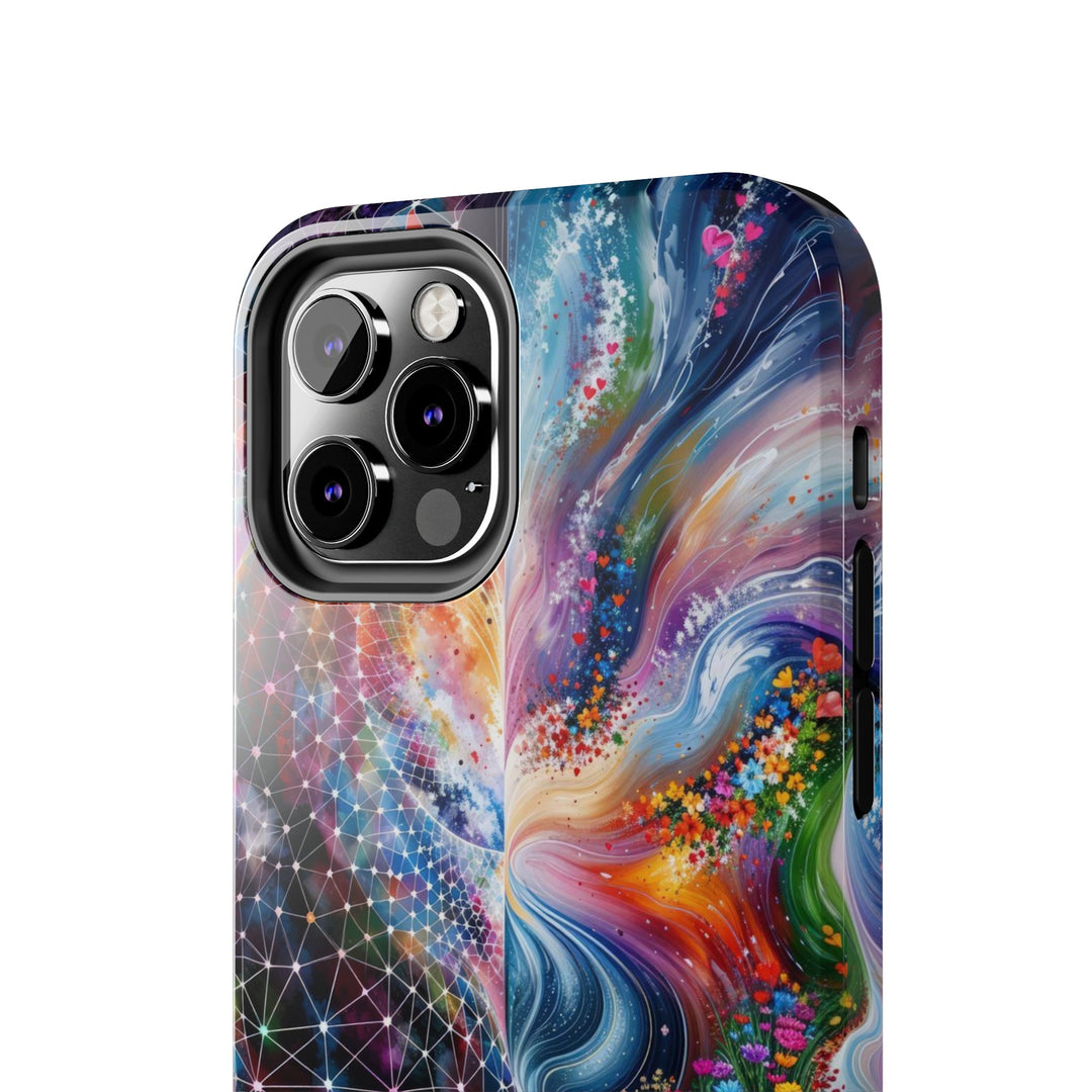 Cosmic Dream Silhouette - Tough Phone Case - Phone Case - g(0D·IO) - iPhone 13 Mini - -