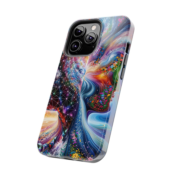 Cosmic Dream Silhouette - Tough Phone Case - Phone Case - g(0D·IO) - iPhone 13 Mini - -