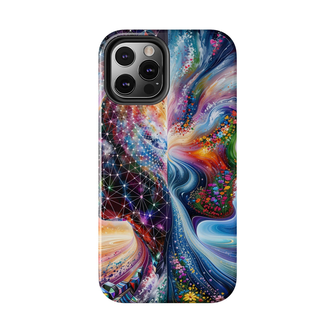 Cosmic Dream Silhouette - Tough Phone Case - Phone Case - g(0D·IO) - iPhone 13 Mini - -