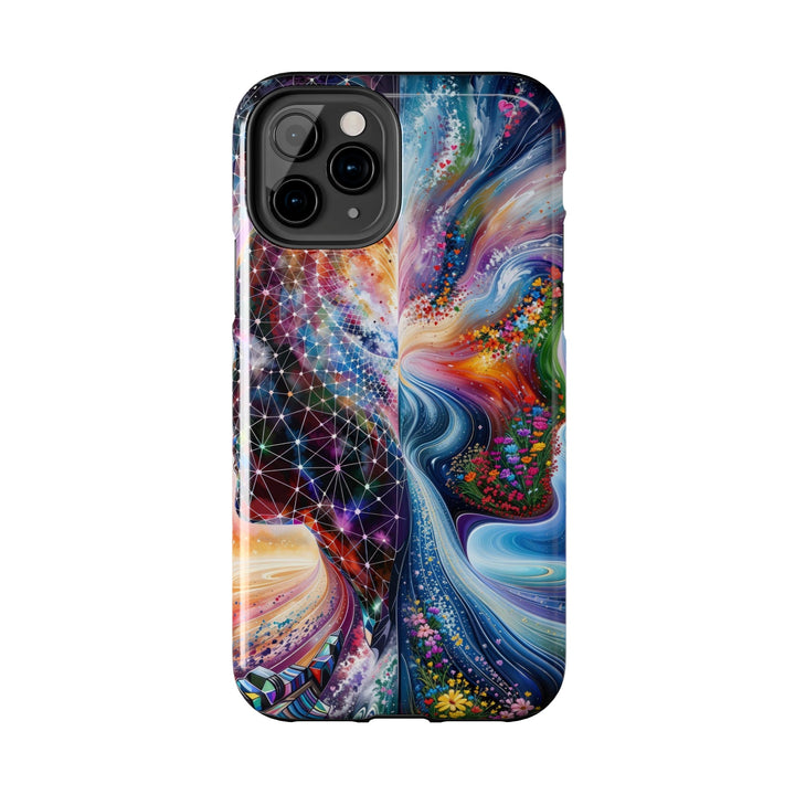 Cosmic Dream Silhouette - Tough Phone Case - Phone Case - g(0D·IO) - iPhone 13 Mini - -