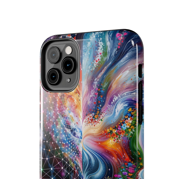 Cosmic Dream Silhouette - Tough Phone Case - Phone Case - g(0D·IO) - iPhone 13 Mini - -