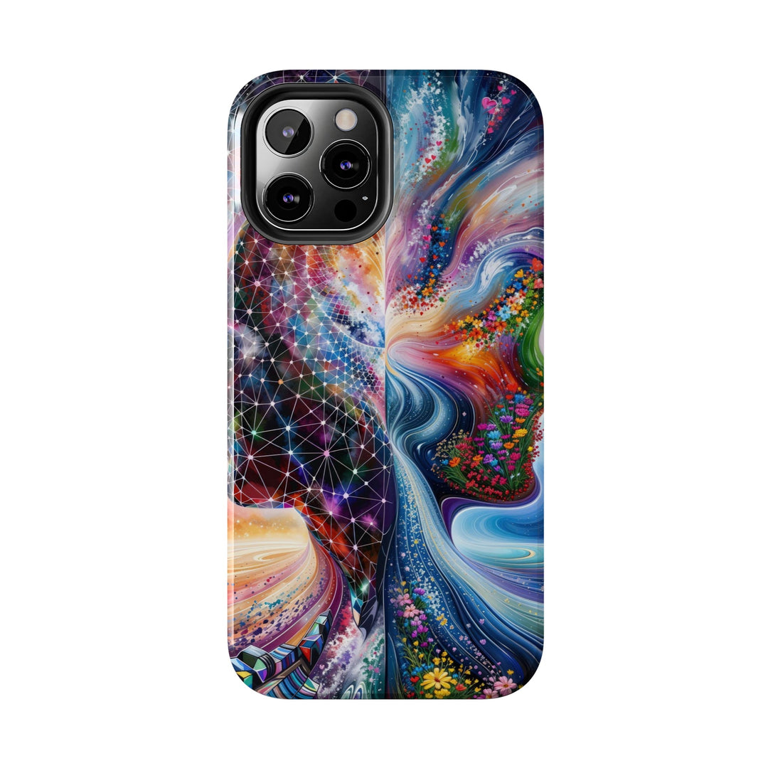 Cosmic Dream Silhouette - Tough Phone Case - Phone Case - g(0D·IO) - iPhone 13 Mini - -