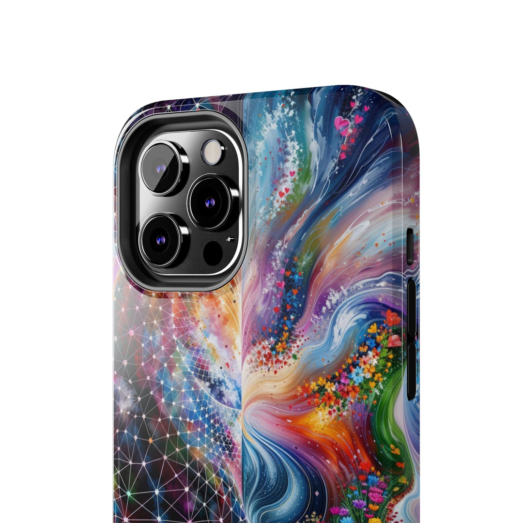 Cosmic Dream Silhouette - Tough Phone Case - Phone Case - g(0D·IO) - iPhone 13 Mini - -