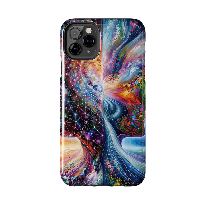 Cosmic Dream Silhouette - Tough Phone Case - Phone Case - g(0D·IO) - iPhone 13 Mini - -