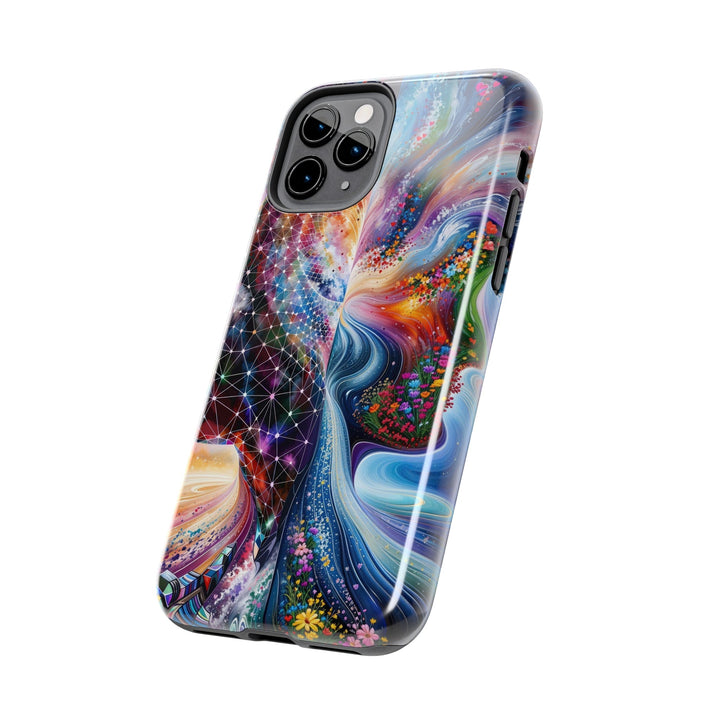 Cosmic Dream Silhouette - Tough Phone Case - Phone Case - g(0D·IO) - iPhone 13 Mini - -