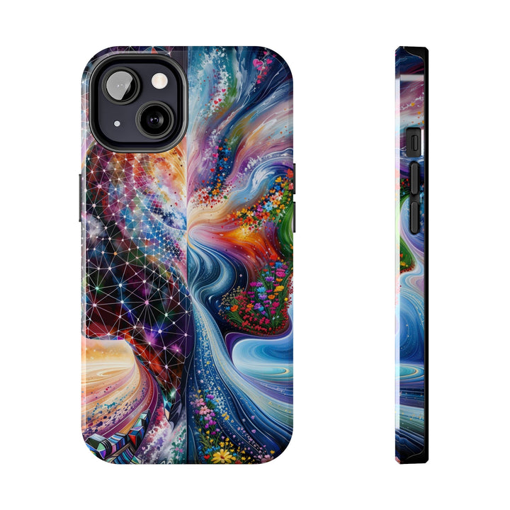 Cosmic Dream Silhouette - Tough Phone Case - Phone Case - g(0D·IO) - iPhone 13 - -