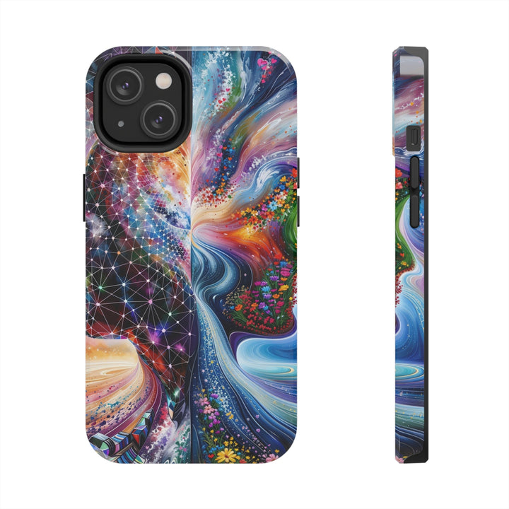 Cosmic Dream Silhouette - Tough Phone Case - Phone Case - g(0D·IO) - iPhone 14 - -