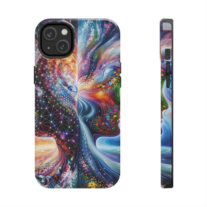 Cosmic Dream Silhouette - Tough Phone Case - Phone Case - g(0D·IO) - iPhone 14 Plus - -