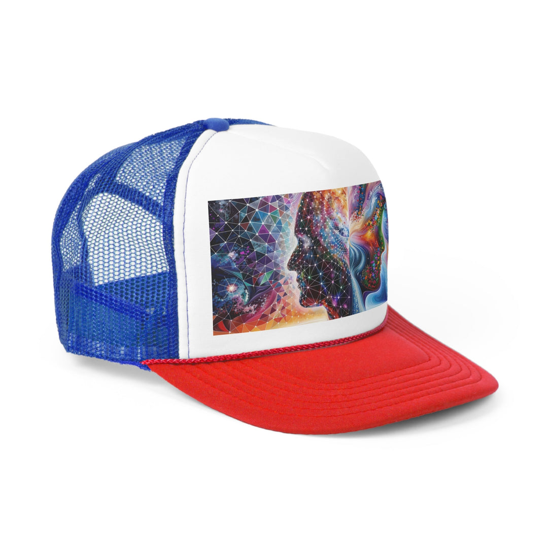 Cosmic Dream Silhouette - Trucker Hat - Hats - g(0D·IO) - Pink - One size -