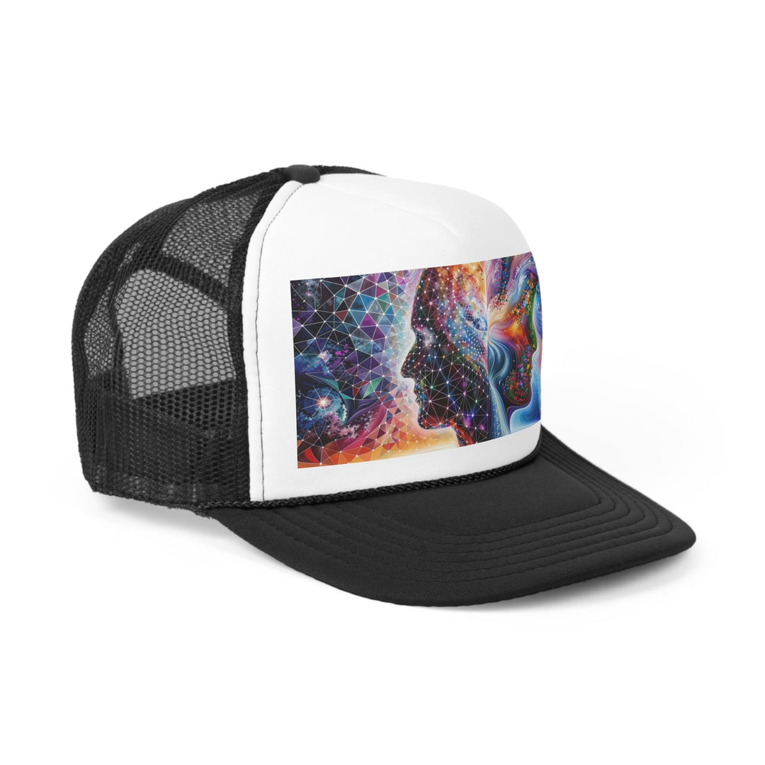 Cosmic Dream Silhouette - Trucker Hat - Hats - g(0D·IO) - Pink - One size -