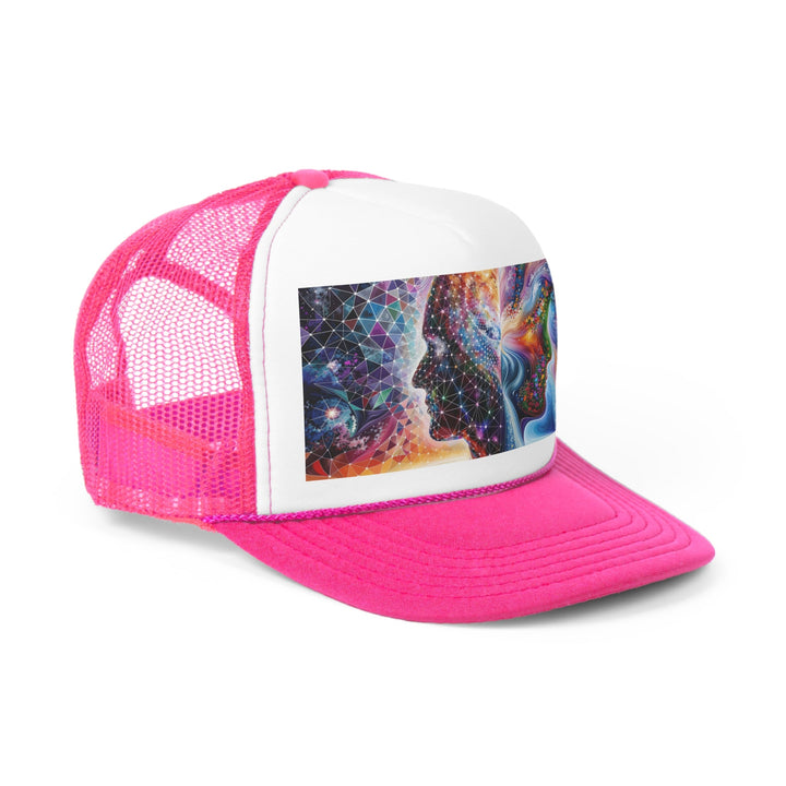 Cosmic Dream Silhouette - Trucker Hat - Hats - g(0D·IO) - Pink - One size -