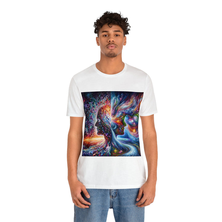 Cosmic Dream Silhouette - Unisex Jersey Short Sleeve Tee - T-Shirt - g(0D·IO) - Black - S -