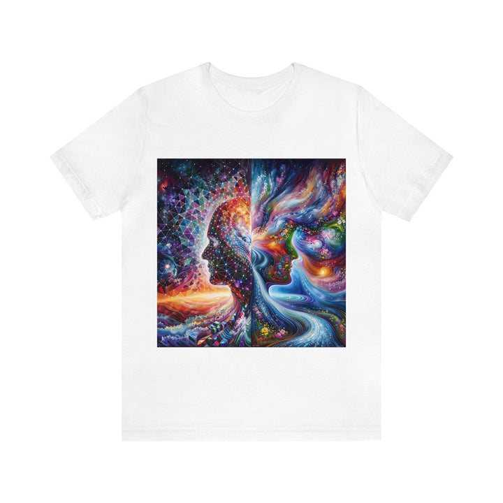 Cosmic Dream Silhouette - Unisex Jersey Short Sleeve Tee - T-Shirt - g(0D·IO) - White - S -