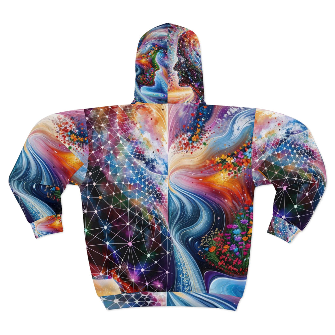 Cosmic Dream Silhouette - Unisex Zip Hoodie - All Over Prints - g(0D·IO) - XS - -