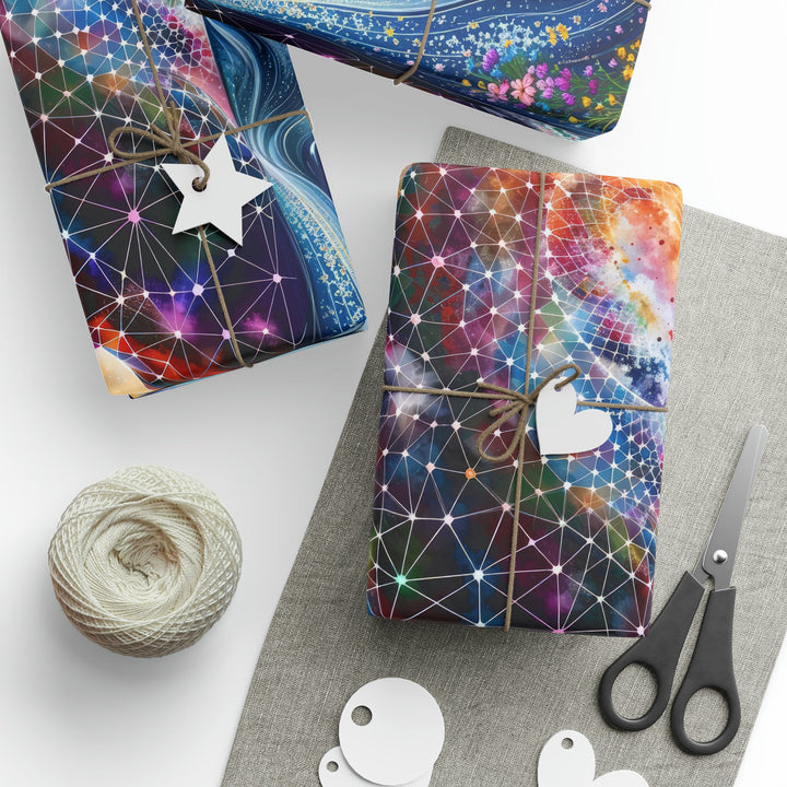 Cosmic Dream Silhouette - Wrapping Paper - Home Decor - g(0D·IO) - 30" x 180" - Matte -