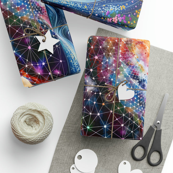 Cosmic Dream Silhouette - Wrapping Paper - Home Decor - g(0D·IO) - 30" x 180" - Matte -