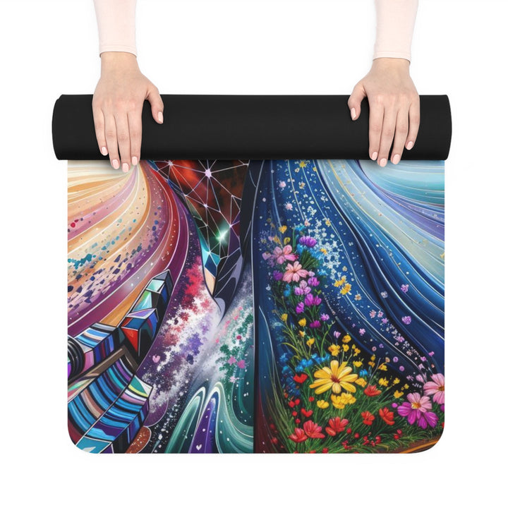 Cosmic Dream Silhouette - Yoga Mat - Home Decor - g(0D·IO) - 24” x 68” - -