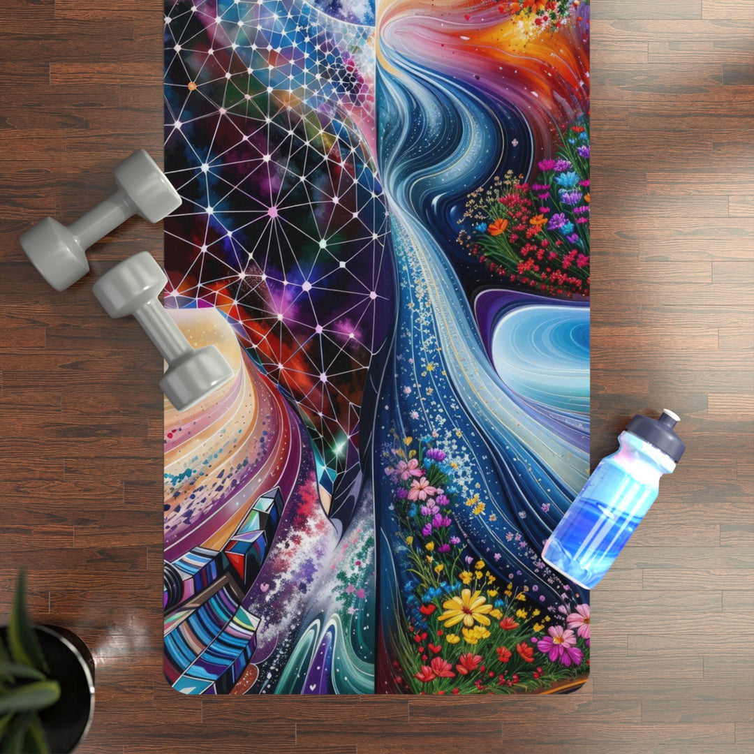 Cosmic Dream Silhouette - Yoga Mat - Home Decor - g(0D·IO) - 24” x 68” - -